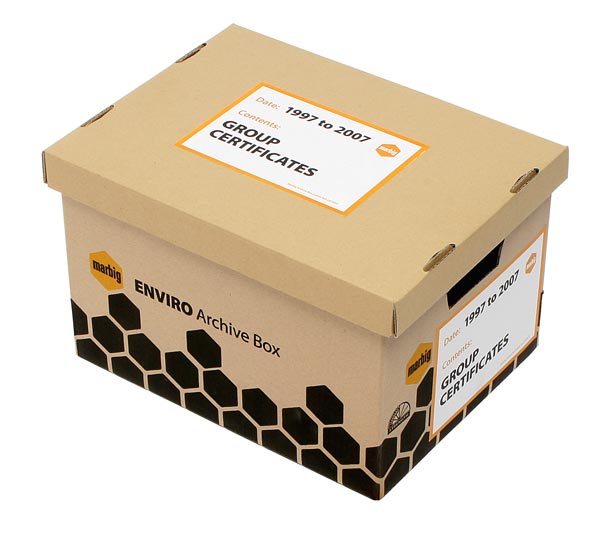 Identificación de Cajas y Material